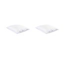 Lot De 2 Oreillers Moelleux/ferme Duvet De Canard Anti-allergènes 65x65