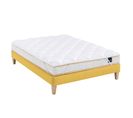 Surmatelas Ouate 600g S25 Soutien Ferme 140x190 - 2 Personnes - Accueil Confortable