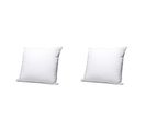 Lot De 2 Oreillers Éco Naturels Moelleux Enveloppe Coton Bio 60x60