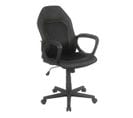 Fauteuil De Bureau Réglable Noir Mat - Ft176