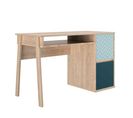 Bureau Avec 2 Portes Naturel