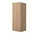 Armoire 2 Portes Bois Naturel