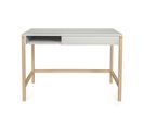 Bureau 1 Niche 1 Tiroir Gris