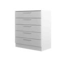 Commode 5 Tiroirs Blanc