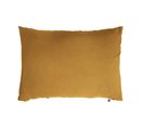 Taie D'oreiller Double Gaze De Coton Jaune 50x70 Cm