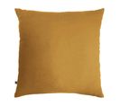 Taie D'oreiller Double Gaze De Coton Jaune 60x60 Cm