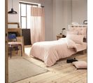 Housse De Couette Double Gaze De Coton Rose 140x200 Cm