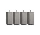 Pied Carré Inox (lot De 4)