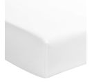 Drap Housse Coton Bonnet 40 Made In France Blanc 140x190