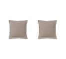 Taie D'oreiller Made In France (lot De 2) Naturel 65x65