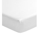 Drap Housse Lin Bonnet 30 Made In France Blanc 140x190