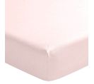 Drap Housse Lin Bonnet 30 Made In France Rose 120x200