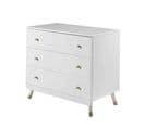 Commode 3 Tiroirs En Bois Blanc