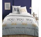 Parure De Lit You And Me Blanc 240x220