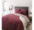 Parure De Lit Wave Bordeaux 260x240