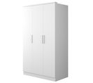 Armoire 3 Portes En Bois Blanc