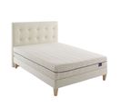 Ensemble Matelas Naturel Ressorts Et Latex Naturel, Sommier, Pieds Et Tête De Lit Aube 600 140x190