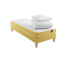 Ensemble Matelas Mousse, Sommier, Pieds, Couette Et Oreiller Aurore 400 Soutien Ferme 100 X 200