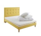 Ensemble Matelas Mousse, Sommier, Pieds, Couette Et Oreiller Aurore 200 Soutien Ferme 140 X 200