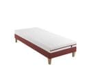 Ensemble Matelas Latex, Sommier Crépuscule 200 Soutien Ferme 120 X 190 - Accueil Moelleux