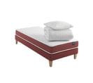 Ensemble Matelas Mousse Accueil Latex, Sommier, Pieds, Couette, Oreiller Crépuscule 400 80 X 200