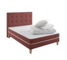 Ensemble Matelas Mousse Accueil Latex, Sommier, Pieds, Couette, Oreiller Crépuscule 400 140 X 190