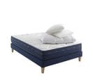 Ensemble Matelas Ressorts, Accueil Mémoire De Forme, Sommier, Couette, Oreiller Rêve 500 130x190