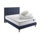 Ensemble Matelas Ressorts, Sommier, Pieds, Couette Et Oreiller Rêve 300 Soutien Très Ferme 140 X 200