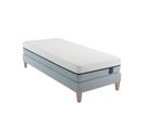 Ensemble Matelas Mousse Accueil Mémoire De Forme, Sommier Et Pieds Songe 600 Soutien Ferme 70 X 190