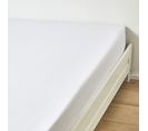 Drap Housse Satin Blanc 140x190