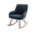 Fauteuil Rocking Chair Bouclette Vert