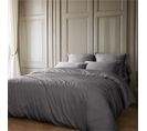 Parure De Lit En Bambou Anthracite 240x220 Cm