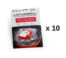 10 Lots De 8 Papillottes Pour Barbecue - Lot10-gb-al-m