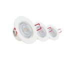 Lot De 3 Spots Encastrable LED Intégrés - Orientable - Cons. 4.5w (eq. 50w) - 345 Lumens - Blanc