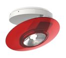 Spot En Saillie LED - Orientable - Bague Rouge - Cons. 4,5w (eq. 40w) - 300 Lumens - Blanc Chaud