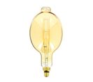 Ampoule LED Giant (bt180) / Vintage Au Verre Ambré, Dimmable, Culot E27, 8w Cons. (60w Eq.), 800