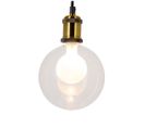 Ampoule LED Déco, Double Verre, Forme De Globe, Culot E27, Blanc Neutre, Forme Allongée