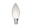 Ampoule Filament LED Flamme Opaque Dimmable Culot E14, 470 Lumens, Blanc Neutre