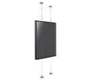 Support Filaire 2 Écrans TV Back To Back 42''- 75'' - Hauteur 3m