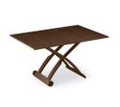 Table Basse Relevable Extensible Italienne Mascotte  Wengé 105 X 70/140 Cm