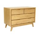 Commode 4 Tiroirs "fiftees" 100cm Naturel