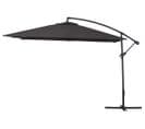 Parasol Jardin Déporté  Alu "ilios 3" - Carré - 3 X3 M - Noir