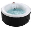 Spa Gonflable "saint Tropez" En Pvc - 4 Places - Noir