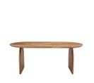 Malang - Table à Manger En Bois Massif D'acacia 200x100cm - Couleur - Bois