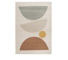 Léo - Tapis Contemporain à Motif Géométrique - Couleur - Multicolore, Dimensions - 120x170 Cm