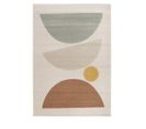 Léo - Tapis Contemporain à Motif Géométrique - Couleur - Multicolore, Dimensions - 160x230 Cm