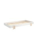 Cotinga - Lit Enfant Empilable En Bois 90x200cm - Couleur - Blanc