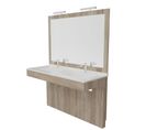 Meuble Altea 140 Cm Avec Plan Double Vasque Et Miroir Miralt - Cambrian Oak