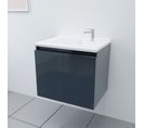 Meuble Salle De Bain Suspendu 70 Cm Proline- Gris