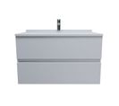 Meuble Salle De Bain Romy 90 Cm - Blanc Brillant